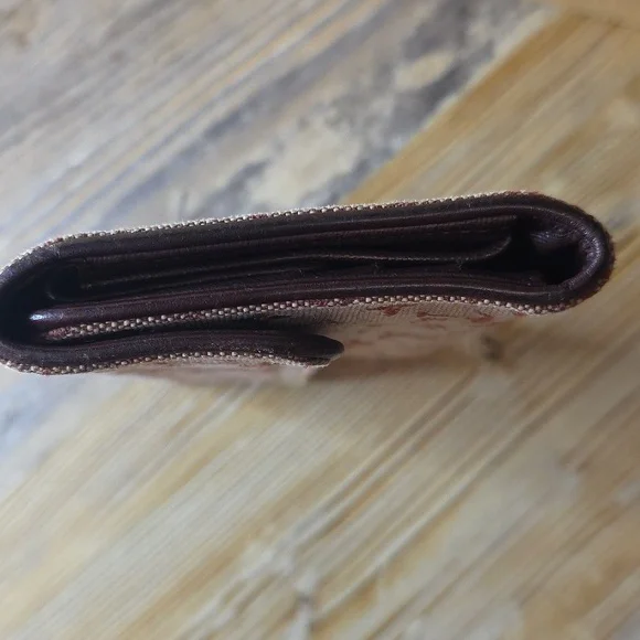 Louis Vuitton Vintage Josephine Denim Bordeaux Long Wallet - Picture 4 of 8